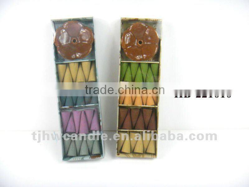 incense stick with ceramic incense holder gift set