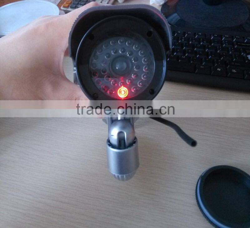 Solar powered Waterproof LED Flashing Dummy Camera