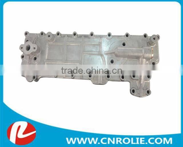 Truck engine parts oem 8-94438-371-0 NPR 4BE1 Oil Cooler cover in truck engine