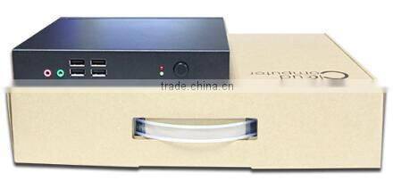 8G RAM 250G HDD Desktop Mini PC CPU Partaker N390B with Battery Powered Mini PC support HDD Bluetooth Mini PC x86