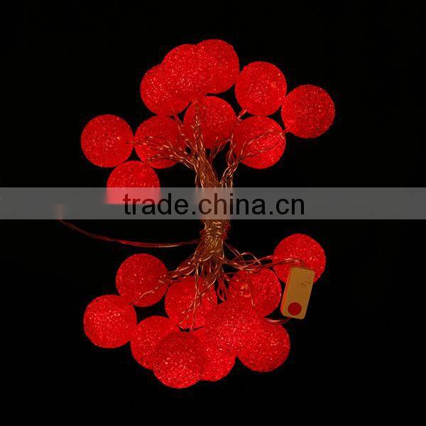 multicolor decoration plastic ball string light