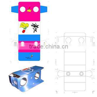 wholesale folding paper binocular easy to carry disposable paper telescope