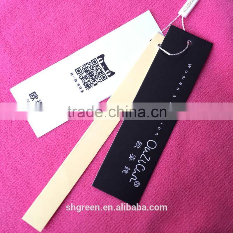 Soft leather hangtag/swing tag for leather jacket