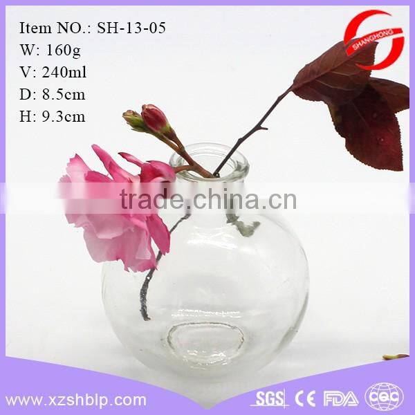 240ml clear glass perfume diffuser bottle for sale