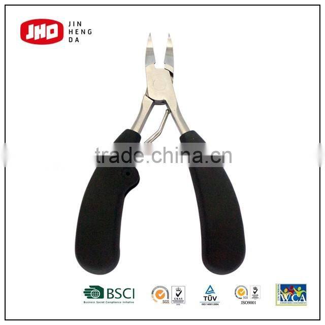 Stainless steel curve tip nipper,full jar nail nipper