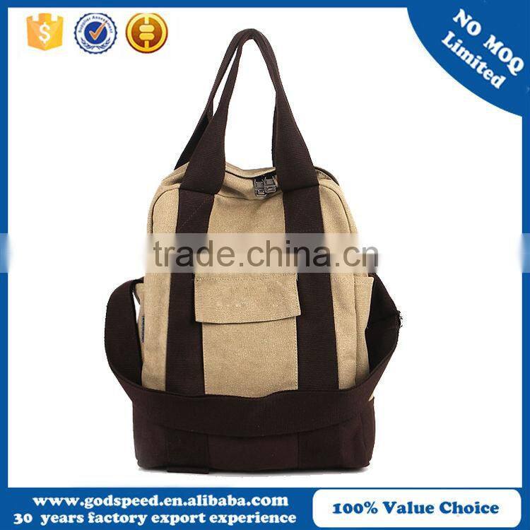 Wholesale classical handle canvas bag for women