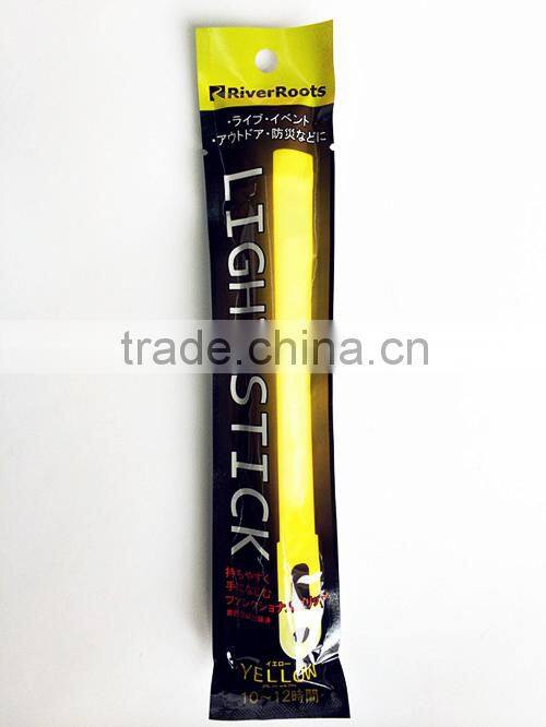 6'' Glow Stick Party Fun safety (yellow) party supplies