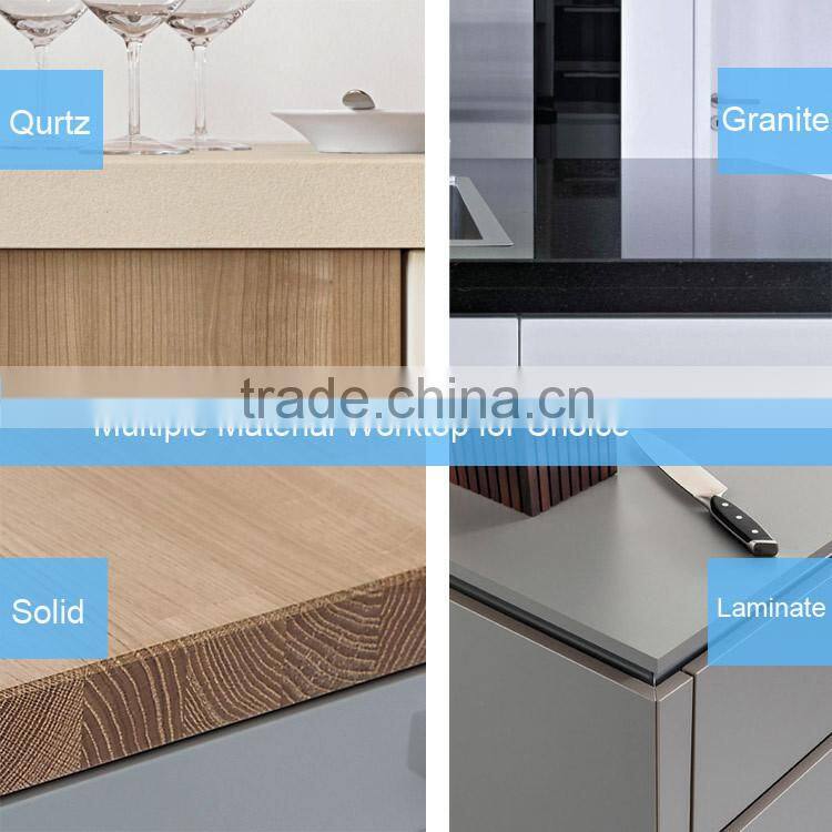 High glossy lacquer modern kitchen cabinet frosted glass doors