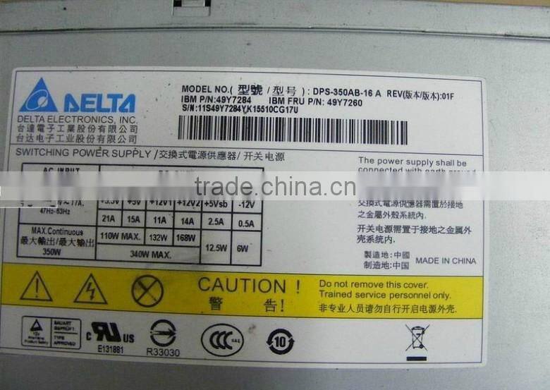 49Y7260 49Y7284 DPS-350AB-16 A X3100M3 POWER SUPPLY with warranty