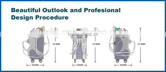 Multifunctional ipl laser rf for hair removal, skin rejuvenation, tattoo removal and weight loss