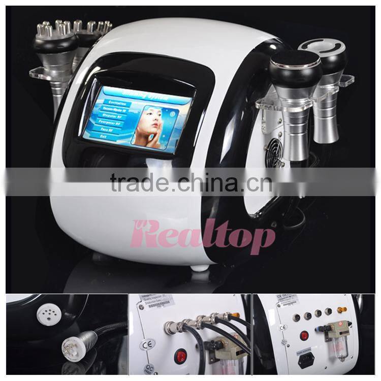 2016 New Arrival, 5 in 1 Cavitacion Con Vacuum Keyword Cavitation RF Beauty Machine for Beauty Salon or Home