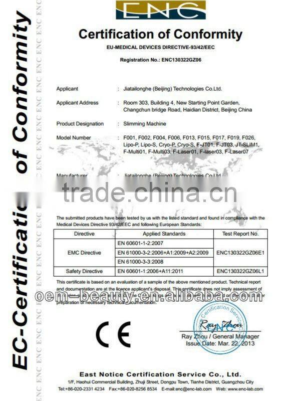 CE /OEM Super Body Sculptor RF body slimming machine FB F017