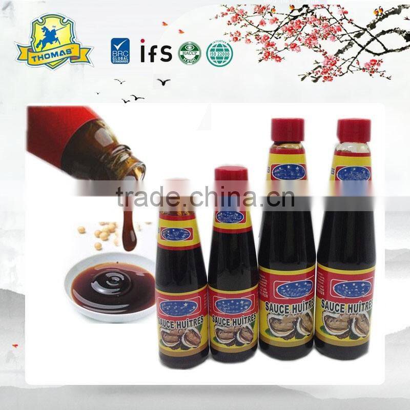 Preminum flavoured Oyster Sauce in glass bottle