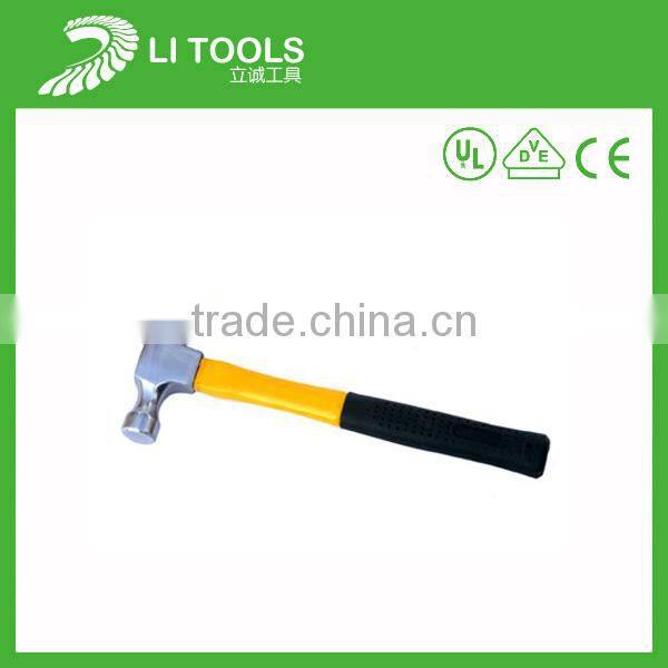 Tubular handle with Casting iron head claw hammer