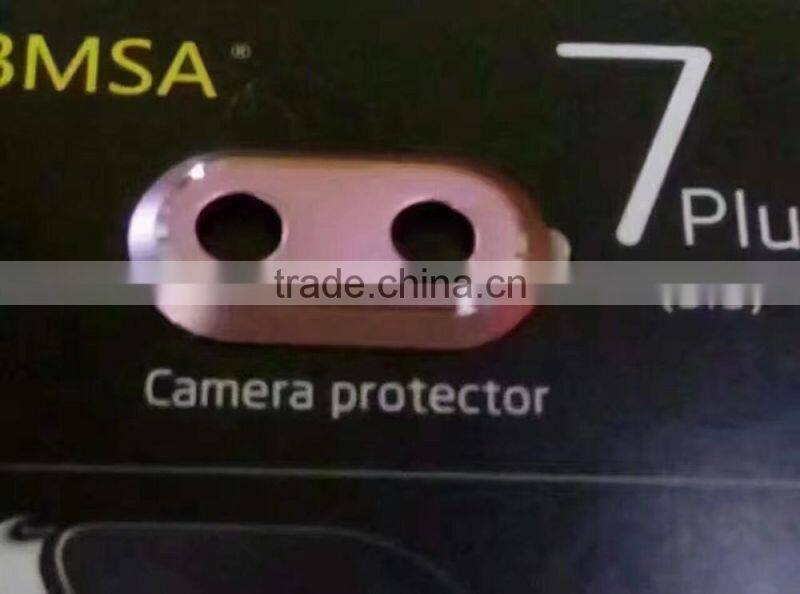 Rear Camera Protector Circle Cover Case for iPhone7/7 Plus Lens Metal Protective Ring Guard ALUMINUM 3D