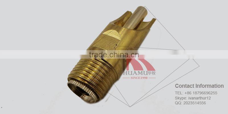 stainless steel pig water nipple in gold 64*22 mm