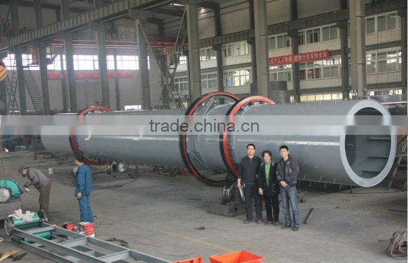 Reliable quality three cylinders rotary dryer professional manufacturer