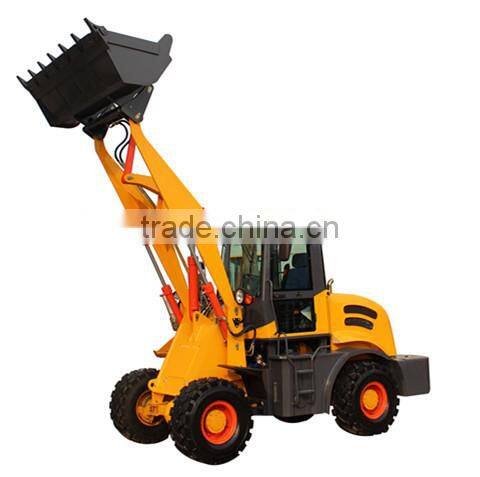 New condition 1.8T agricultural machinery front end loader with 4WD and hydraulic control