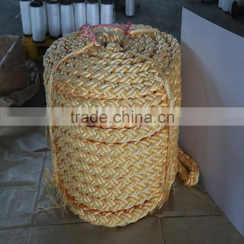 UV resisted PP and Polyester mixed fishing rope high performance 20mm