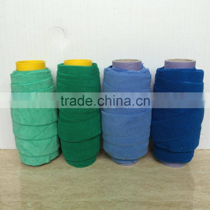 microfiber knitted stripes , microfiber stripes for mops, 100%PES/80%PES & 20%PA