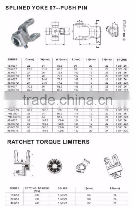 Farm Tractors Transmission Agriculture Tools And Equipment Input Shaft
