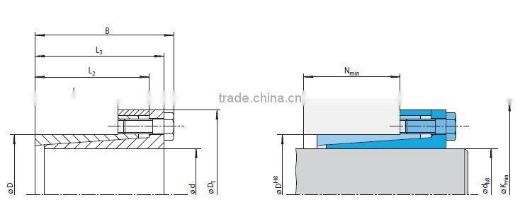 Corrosion Protected Clamping Sets Taper Lock Hub RLK 110K