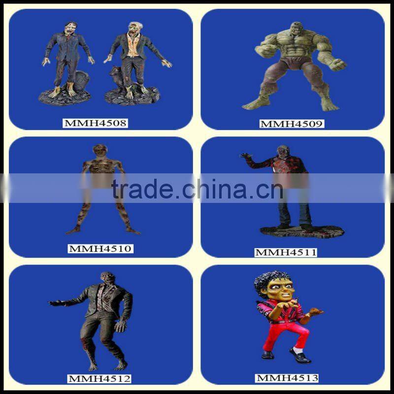 Holloween Decorative Lawn Statue Outdoor Zombie Garden Gnome