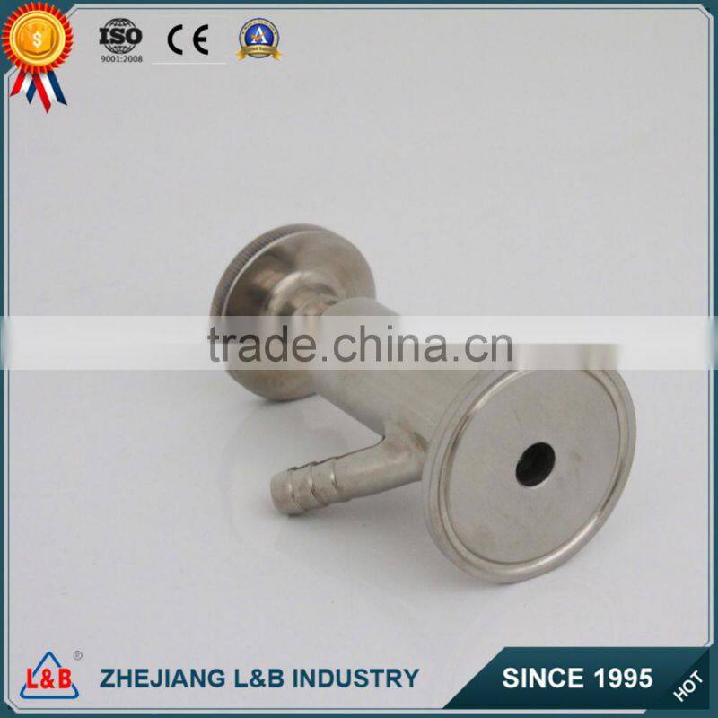 Sanitary milk clamp sample valve