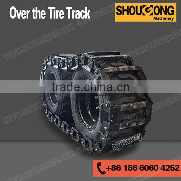 Over The Tire Track Steel Tracks for Skid Steer Loader
