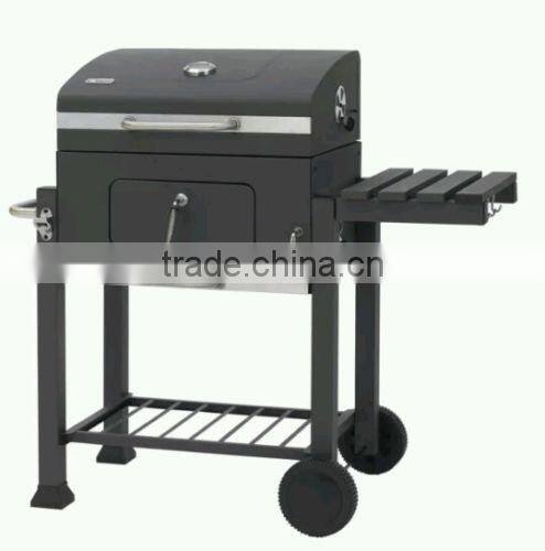 box shape bbq grill smoker trolley