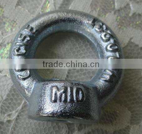 Galvanized Carbon steel Eye Nuts steel eye nut