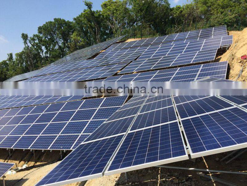 Good galvanized steel ground solar panel support structures