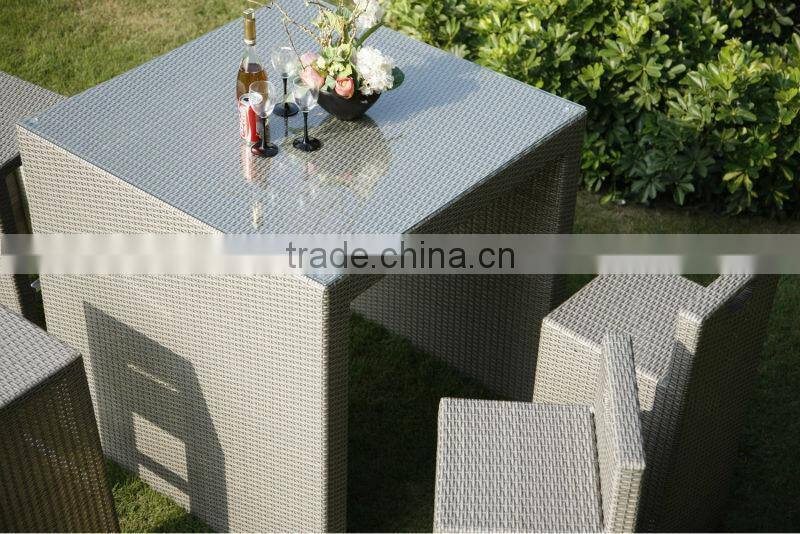 outdoor rattan bar stool wicker bar furniture 7816-1