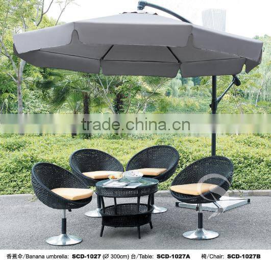 Outdoor furniture garden stainless steel umbrella poolside umbrella