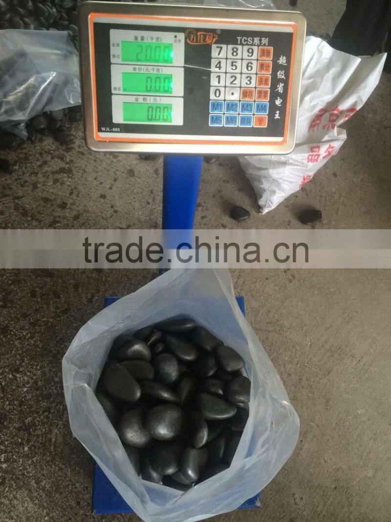 black pebble high polished 3-5cm