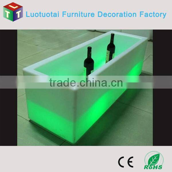 Modern new design illuminated led coolers for bar