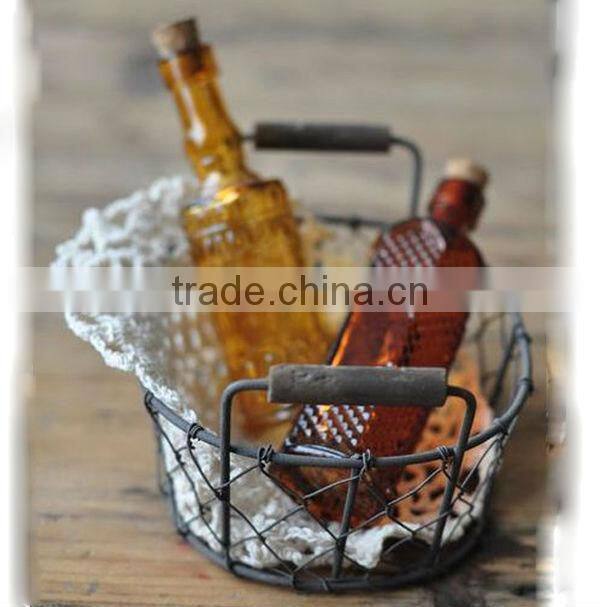 wholesale wire baskets metal wire storage baskets with liners wire mesh storage baskets