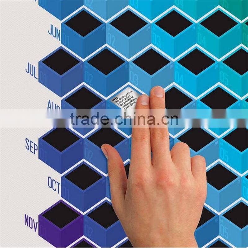 CT-730 Hot sales magic world maps for kids student with hand temperature control day map