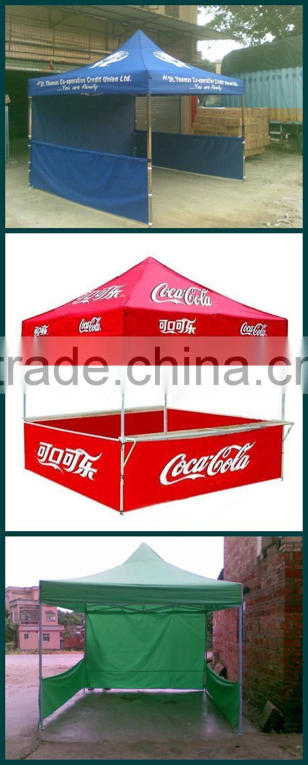 PN cheap custom printed canopy ,high quality folding gazebo event tents ,commercial advertising cheap tent with half wall