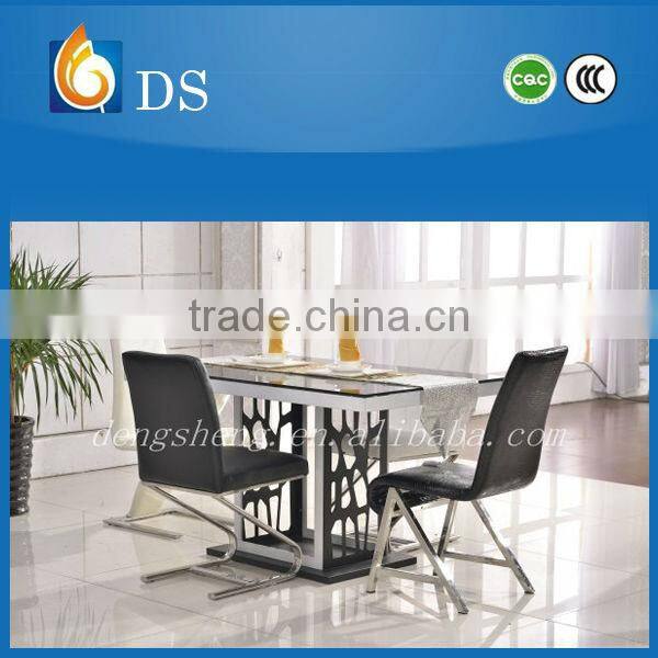 2014 popular chromed dining chair/metal dining chair/ used restaurant chair BY2618
