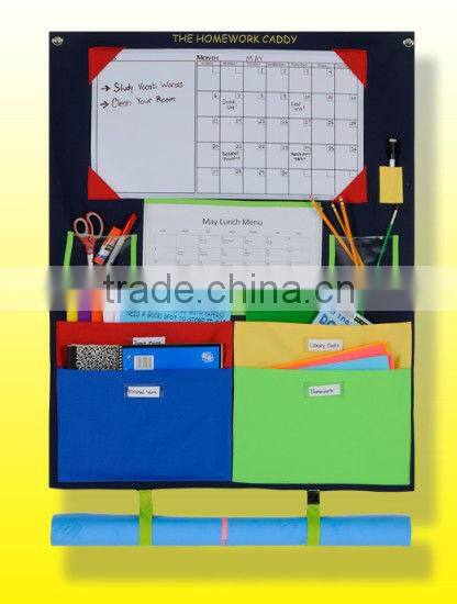 Multi-functional stationery homework folder Multifunctional Homework Caddy Storage Bag For Kid Stationery Storage Bag