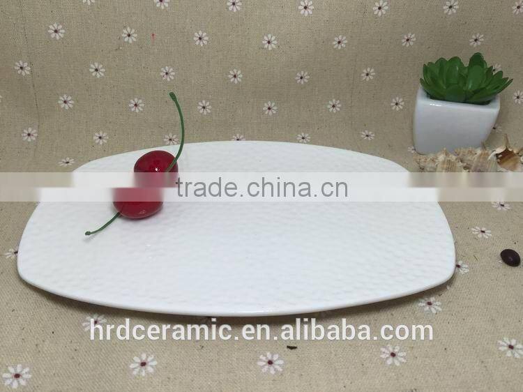 Wholesale Chinese Bulk stocked ceramic Dinner Plate
