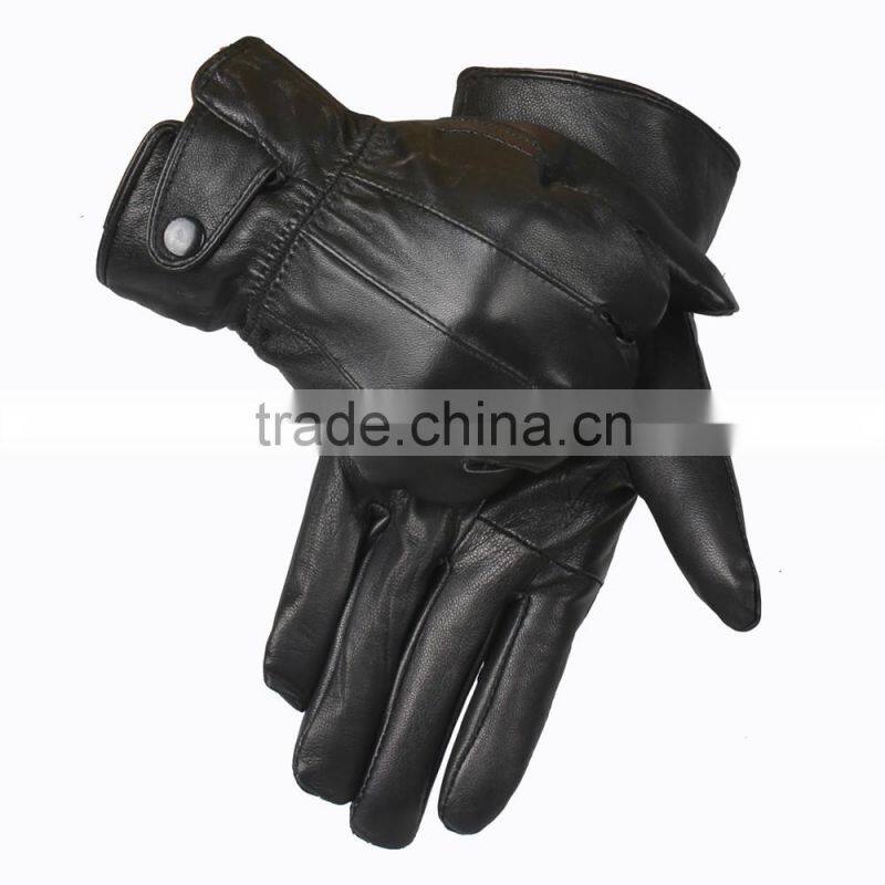 Genuine Leather Gloves Men 2016 Winter Gloves