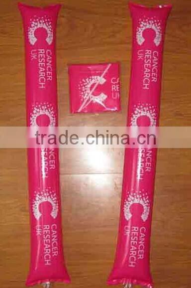 PVC Inflatable noise maker cheering stick clappers