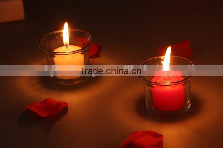 mini clear glass candle holder tealight insert for wedding decoration