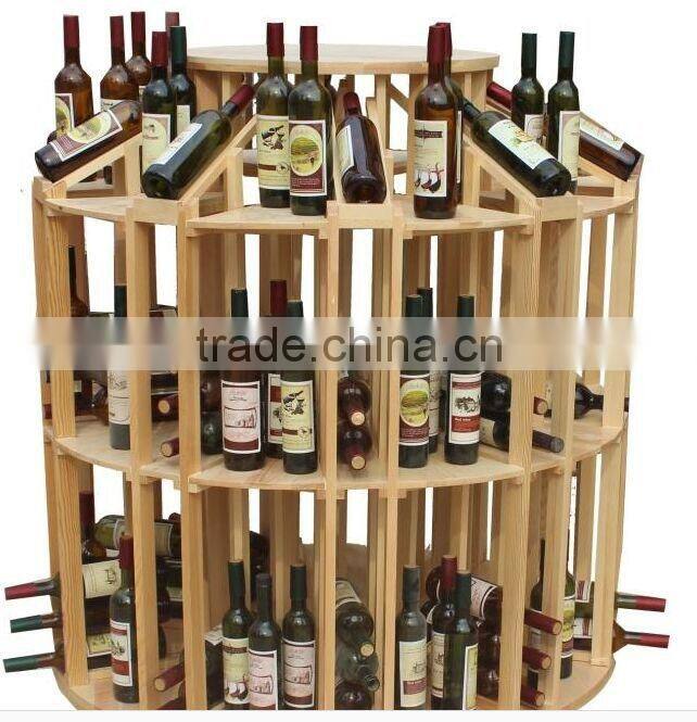 new design small space wooden wine rack or wooden wine holder