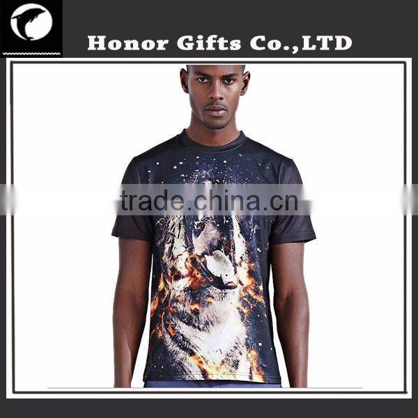 Fashionable Short Sleeves Cotton High Quality Custom Printed T Shirt