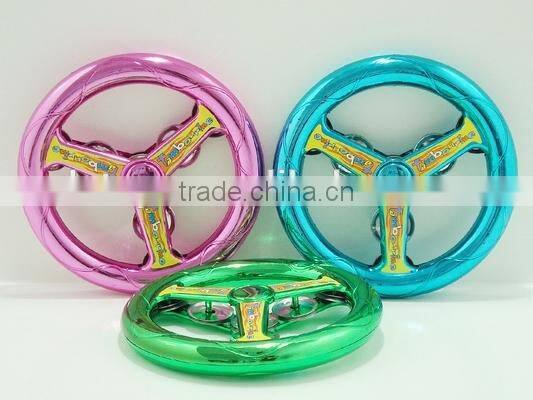 2014 plastic toys customized plastic tambourine for children