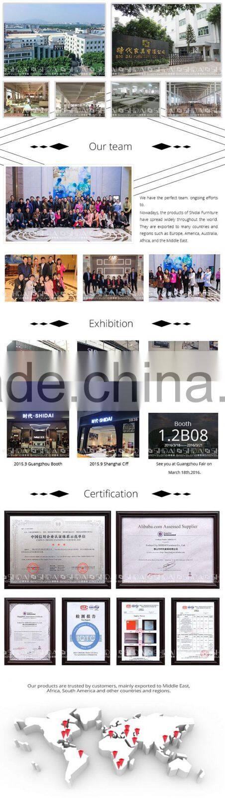 2016 modern metal decorating furniture design plywood box bed and cabinet sets