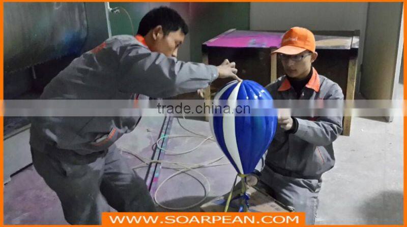New Style Fashion Fiberglass Visual Display Design Hot Air Balloon